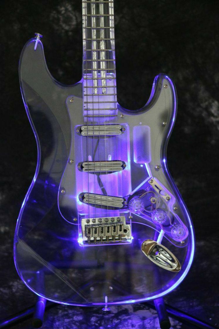 Fashion guitarra - roxo neon