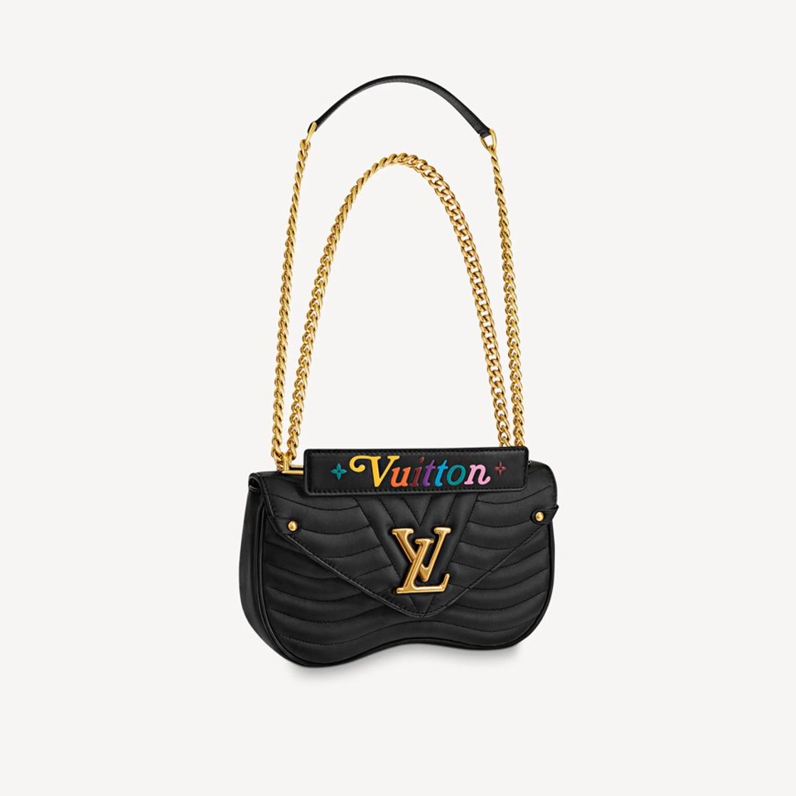 Fashion Bolso con cadena Louis Vuitton New Wave MM LV Piel New Wave