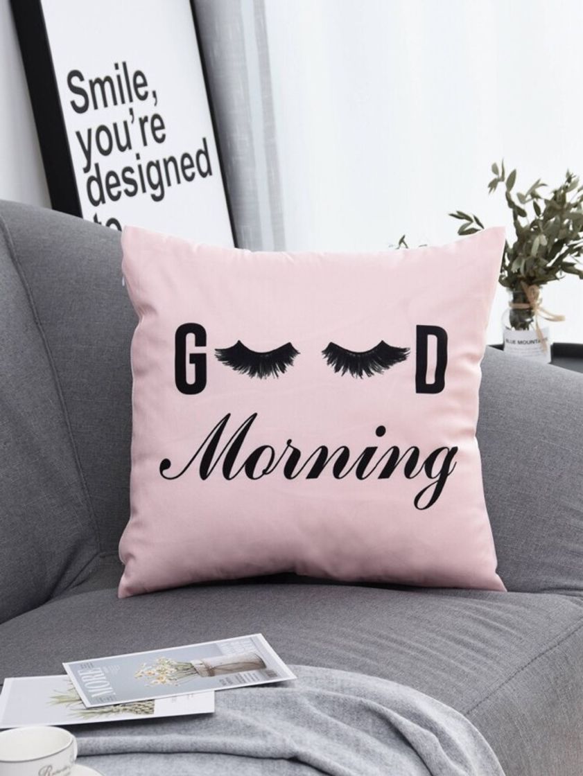 Moda Almofada Decorativa “Good Morning” 💖