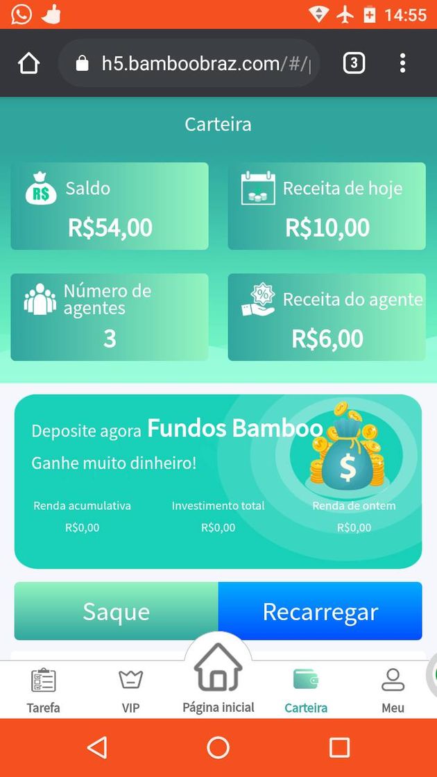 Social Gnt olha q descobri, esse site vc ganha 40,00 ao fzr login 