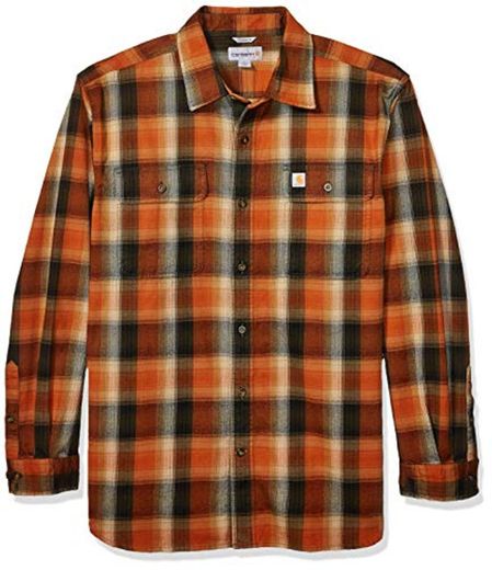 Carhartt Big & Tall Hubbard Flannel Long Sleeve Shirt Camisa