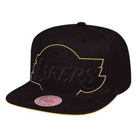Mitchell & Ness Gorra XL Cropped Los Angeles Lakers Logo Black