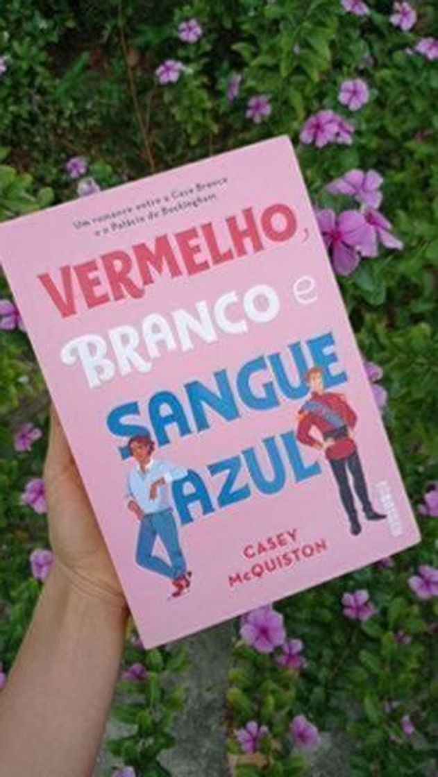 Book Vermelho Branco e Sangue Azul