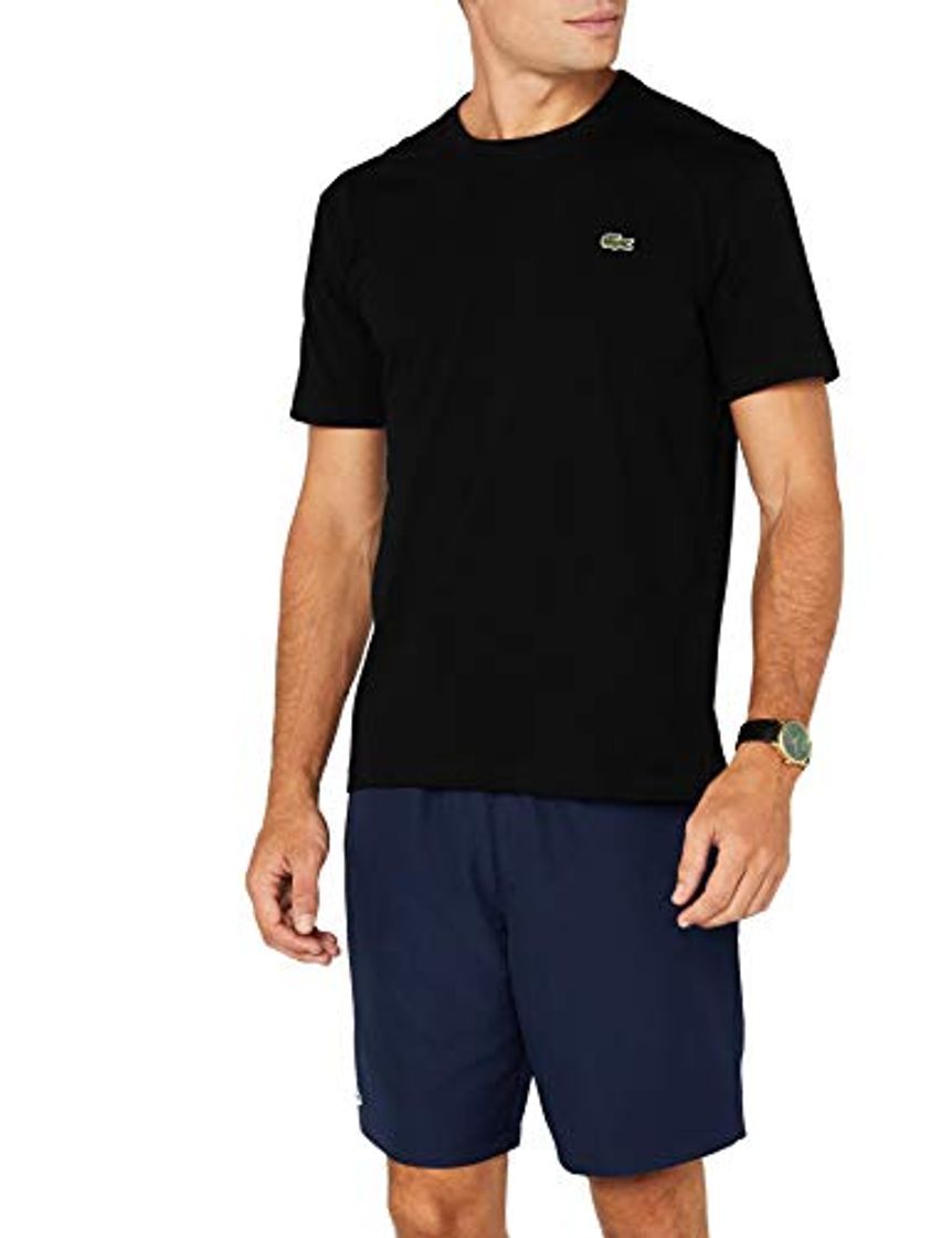 Fashion Lacoste TH7618, Camiseta para Hombre, Negro