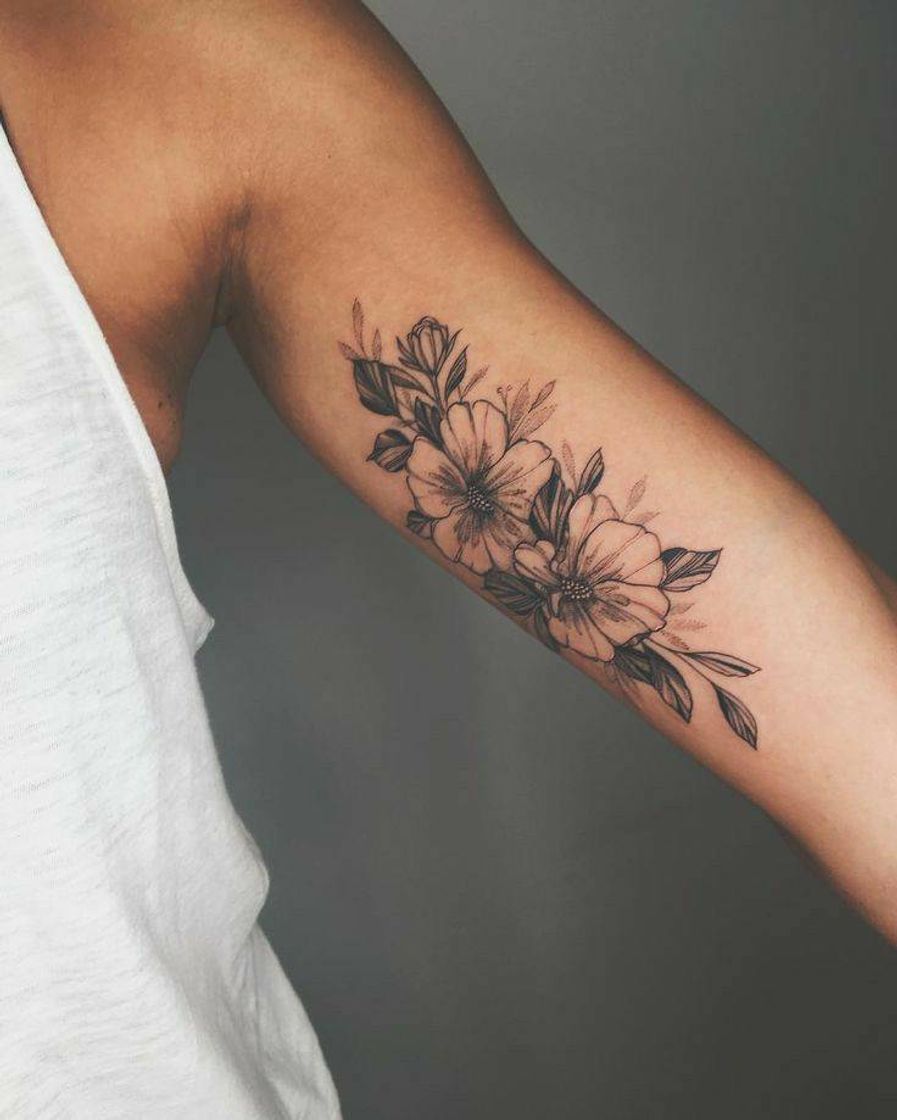 Fashion Tatuagem flor