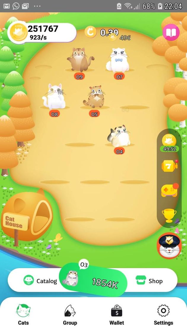 Videogame Jogo Catsgarden