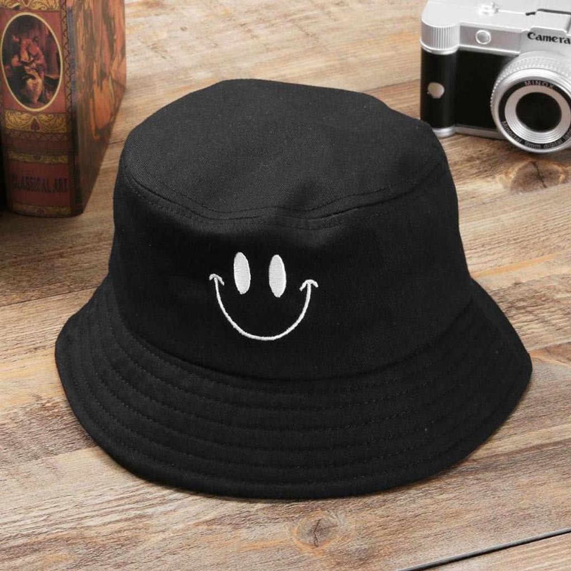 Lugar Asbjxny Bordado Cubo Sombreros Unisex Casual Summer Cap Mujeres Hombres Pescador Bucket Hat