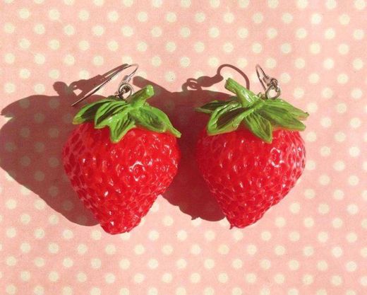 strawberry earrings