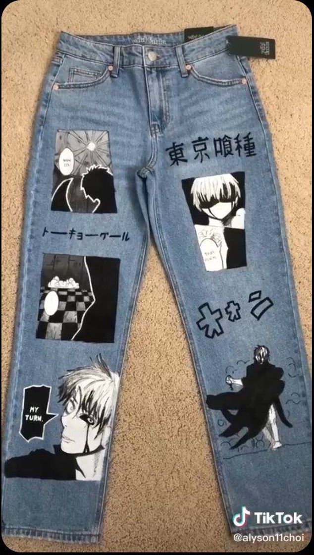 Fashion Tokyo ghoul jeans