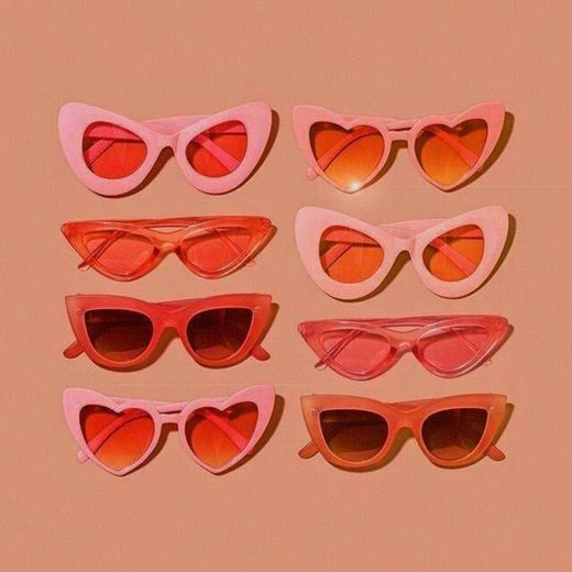 óculos rosa vintage