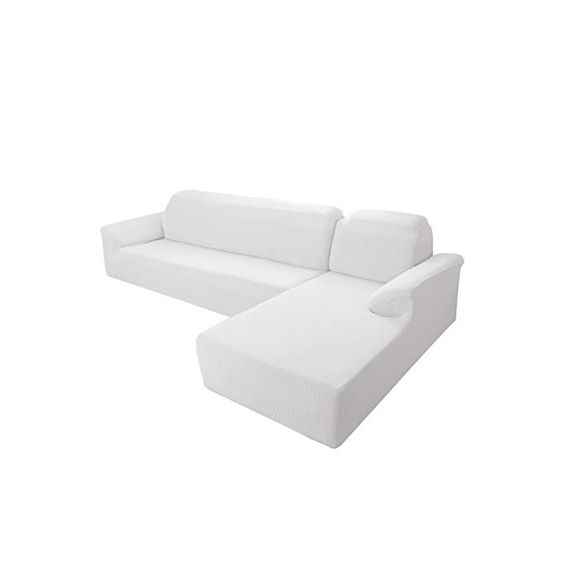 Home E EBETA Funda Elástica para Sofá Chaise Longue, Funda Cubre Sofá Chaise