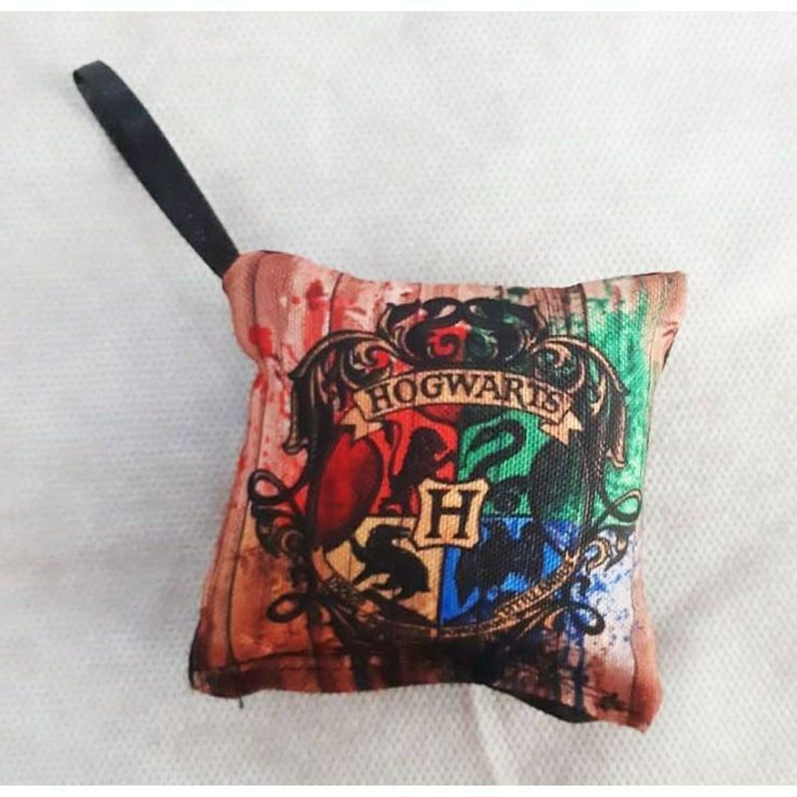 Moda Chaveiro de almofadinha decorativo de Hogwarts Harry Potter