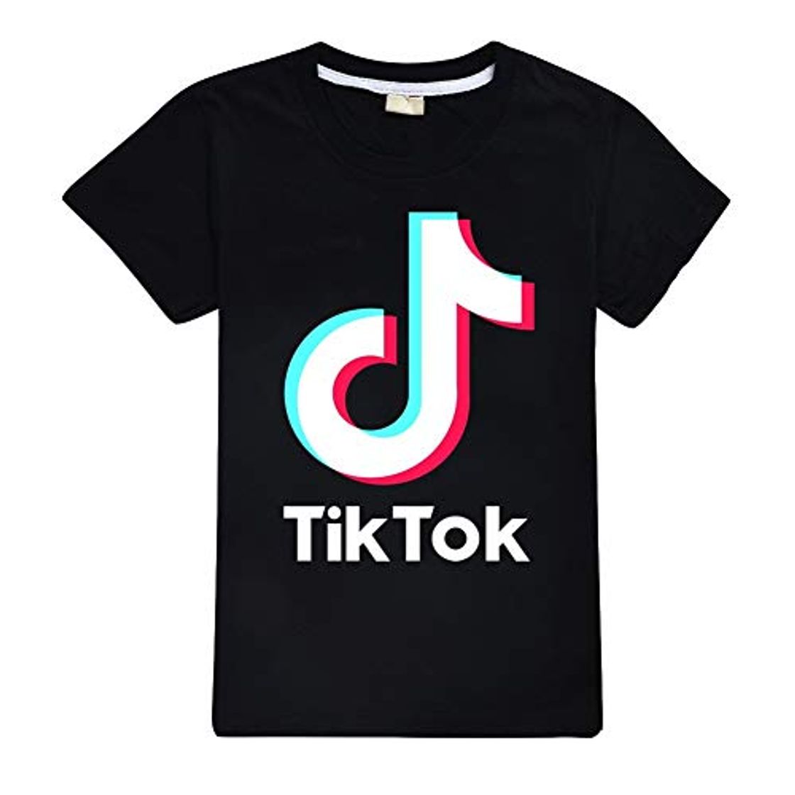 Productos Camiseta Básica Niños Unsex Manga Corta TIK TOK Estampada Camiseta con Cuello Redondo Niño Niña Streetwear Camiseta T Shirt Deportiva tee