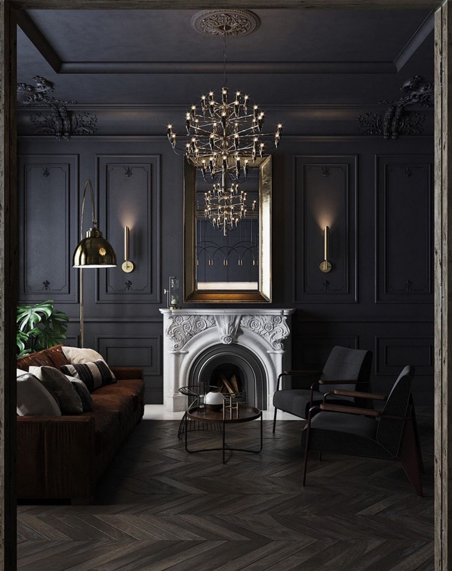 Fashion  Dark Luxury Interiors