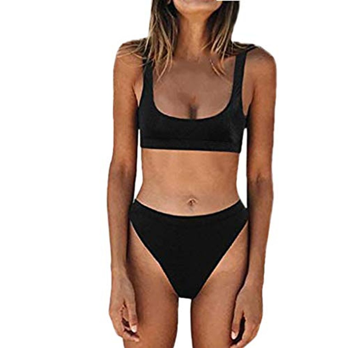 Moda Tankini Traje de Baño Nuevo Mujer Maternidad Premamá para Mujer Punto Deportes Bañador de Dos Piezas Embarazada Bikini