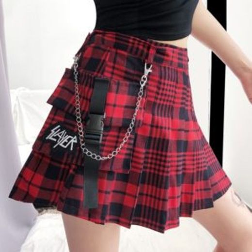 "Slayer" High Waist Mini Skirt