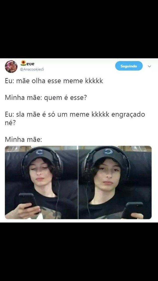 Fashion "Olha esse meme mãe"