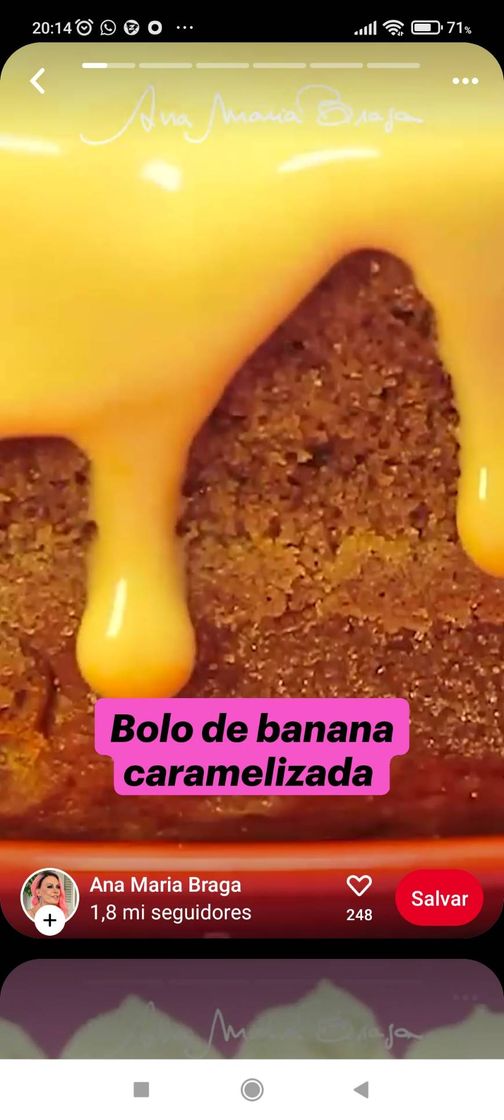 Moda BOLO DE BANANA CARAMELIZADO