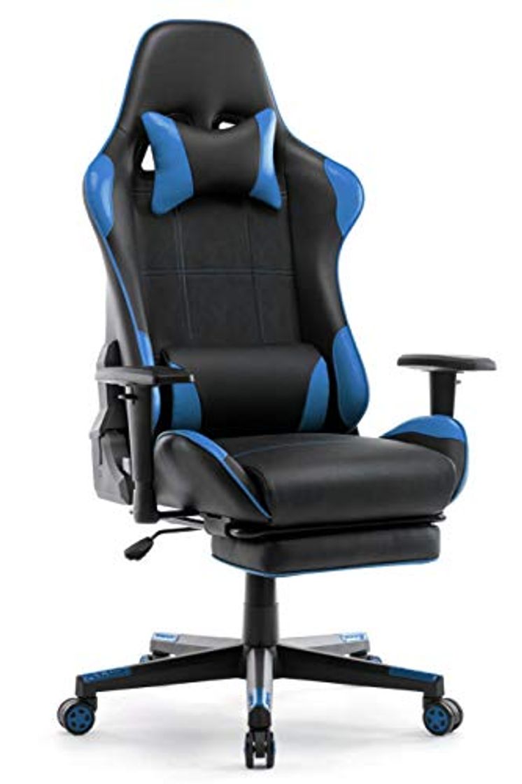 Social IntimaTe WM Heart Silla Gaming, Silla Gamer con Reposapiés Silla Escritorio Giratoria