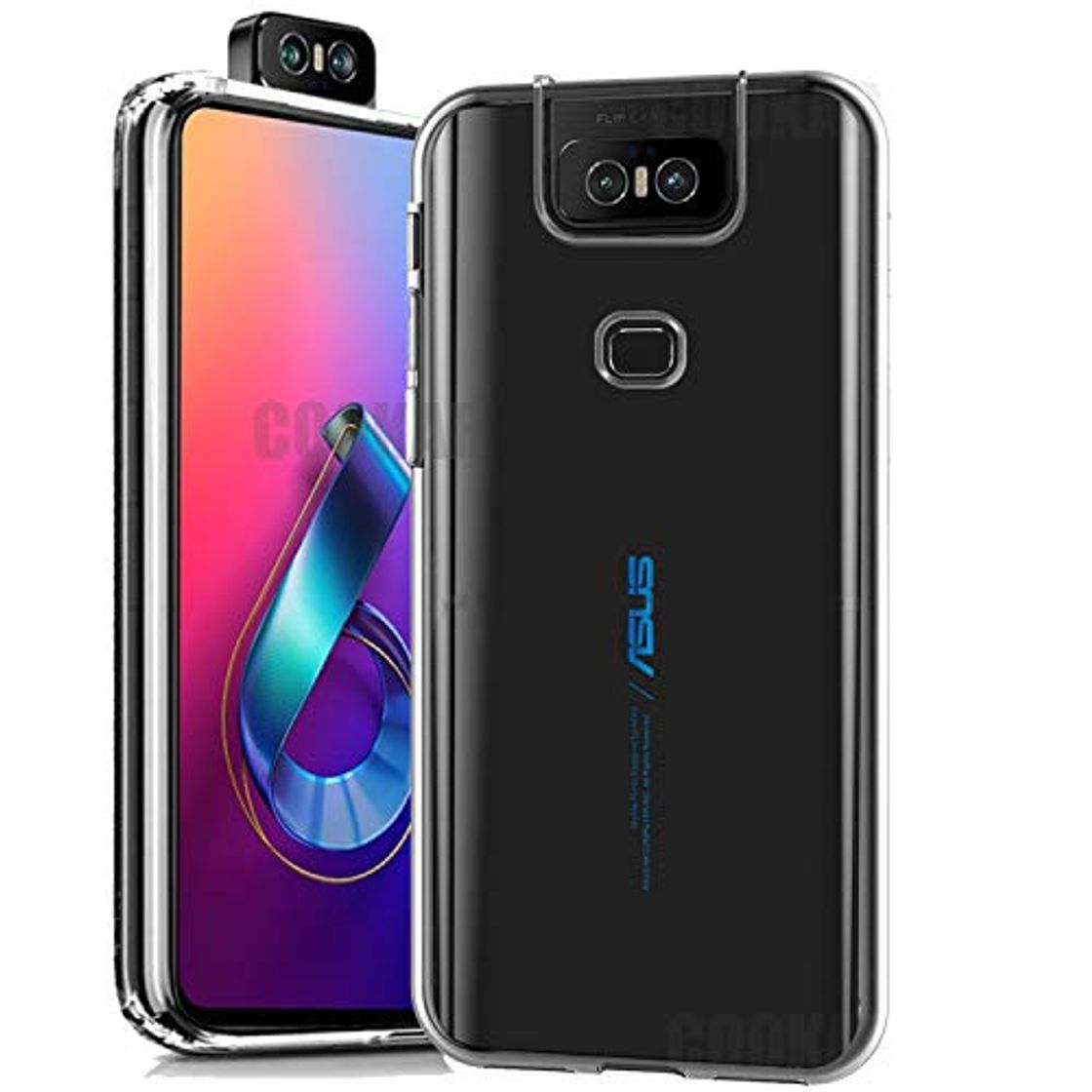 Electronic cookaR Funda ASUS Zenfone 6 2019 ZS630KL HD Cristal