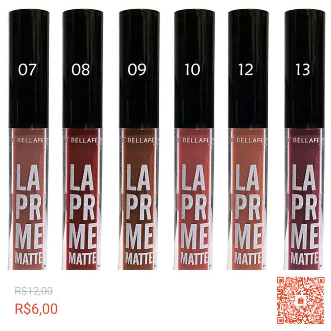 Producto Batom Liquido Matte La Prime Bella Femme 10031