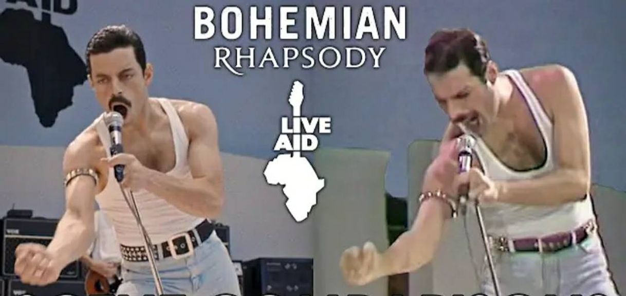 Fashion Live Aid | Bohemian Rhapsody (2018) - scene comparisons