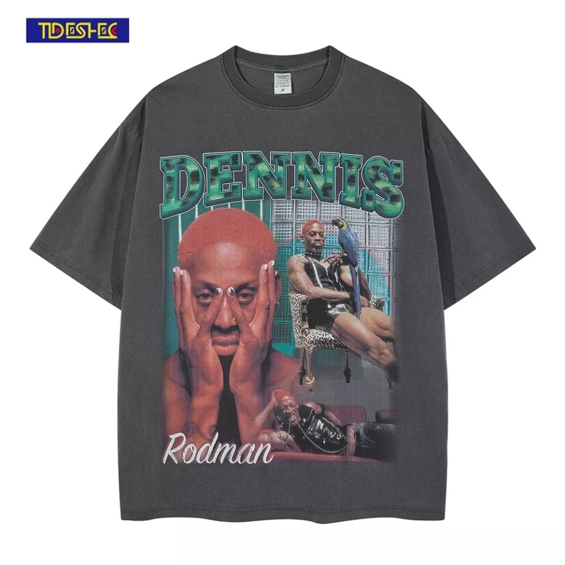 Fashion Camiseta de Dennis Rodman 