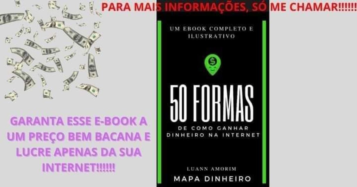 Moda Ebook: 50 formas de ganhar dinheiro pela Internet