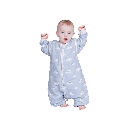 Lictin Saco de dormir para bebés con mangas extraíbles para bebés Niños