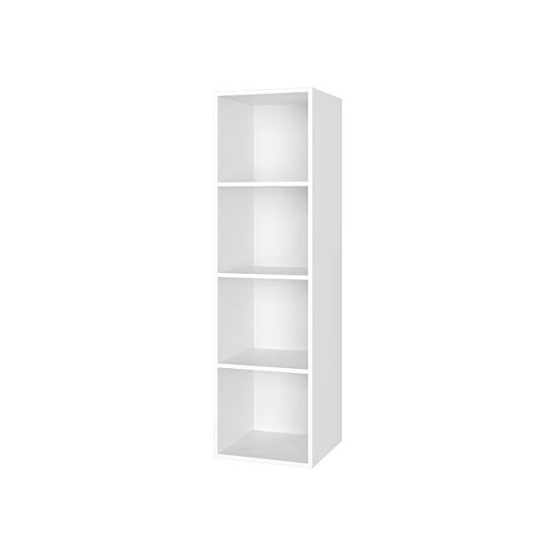 Elemento de la categoría hogar Homfa Estantería para Libros Estantería de Pared Librería con 4 Niveles para