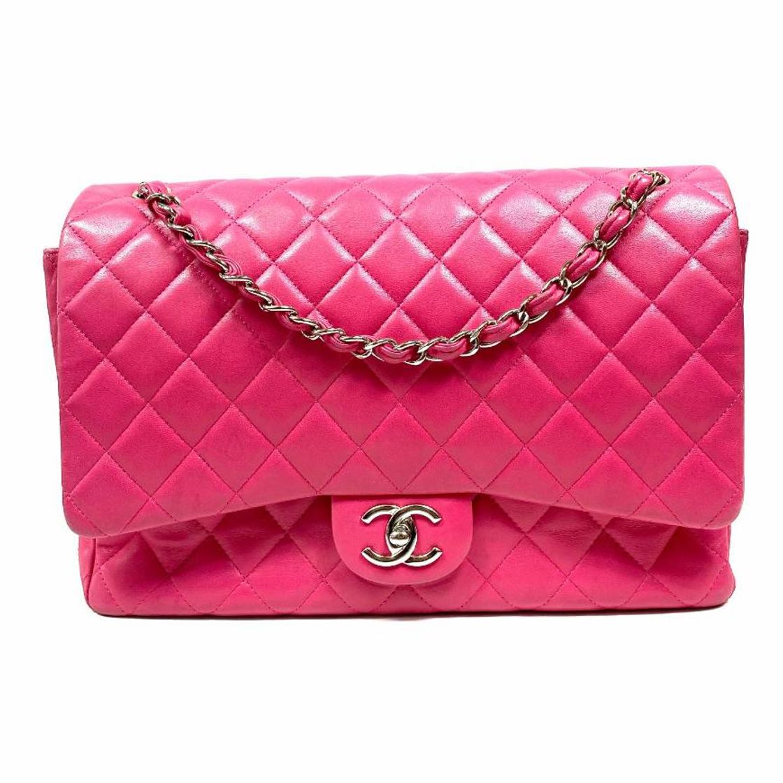 Fashion BOLSA CHANEL CLASSIC FLAP MAXI ROSA

