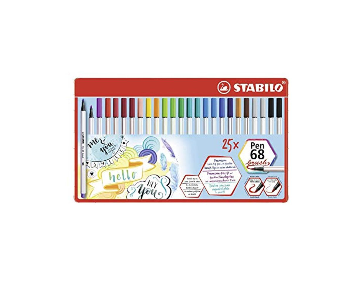 Social STABILO Pen 68 brush Rotulador punta de pincel