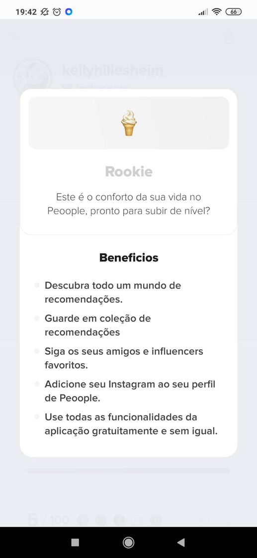 Moda Nível Rookie