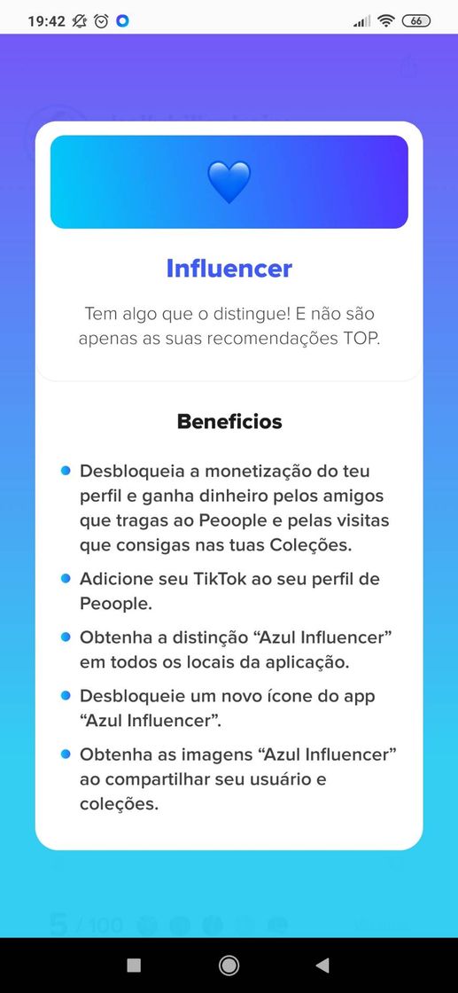 Moda Nível influencer