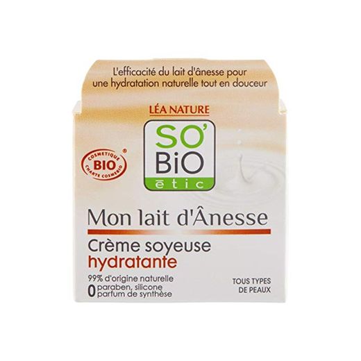 So'Bio Étic Mon Lait d'Ânesse Crème Soyeuse Hydratante 50 ml
