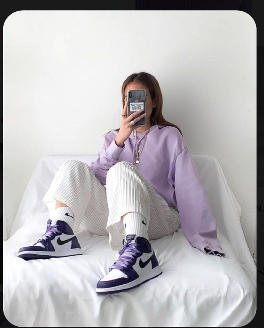 Fashion purple aesthetic 