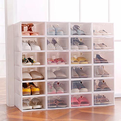 Social Sinbide 6 * / 12 * Cajas para Zapatos Plástico, Cajas de
