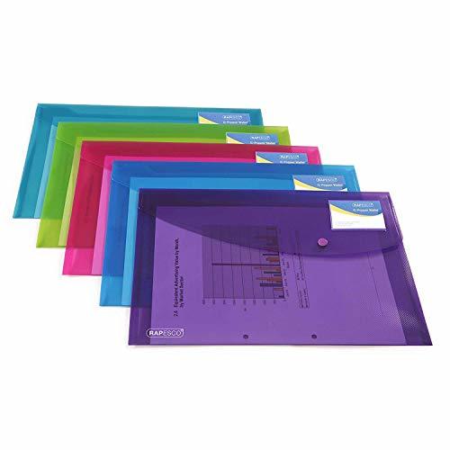 Social Rapesco documentos - Carpeta portafolios A4+ con soporte para tarjeta
