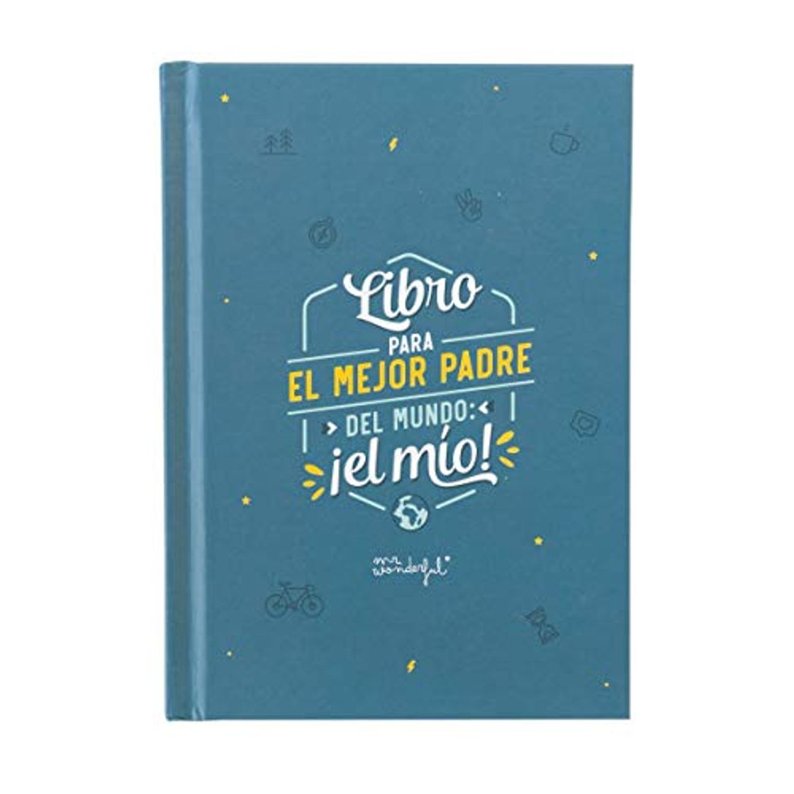 Lugar Libro rellenable para el mejor padre del mundo