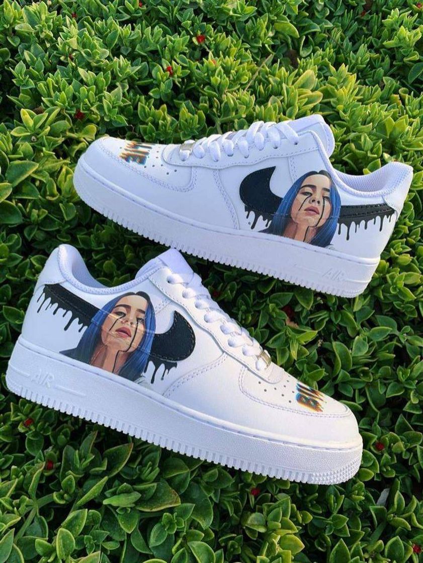 Moda Tênis air force Billie Eilish

