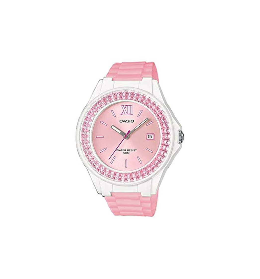 Moda Casio Reloj Analógico para Mujer de Cuarzo con Correa en Acero Inoxidable