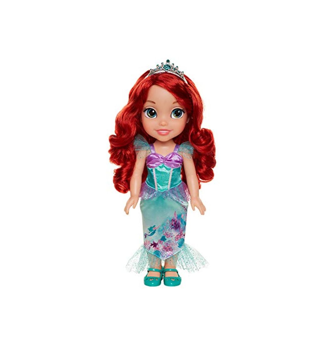 Producto Disney Princess- Princesa, muñeca Ariel Detalle. Fíjate en su Pelo, Vestido, Corona,