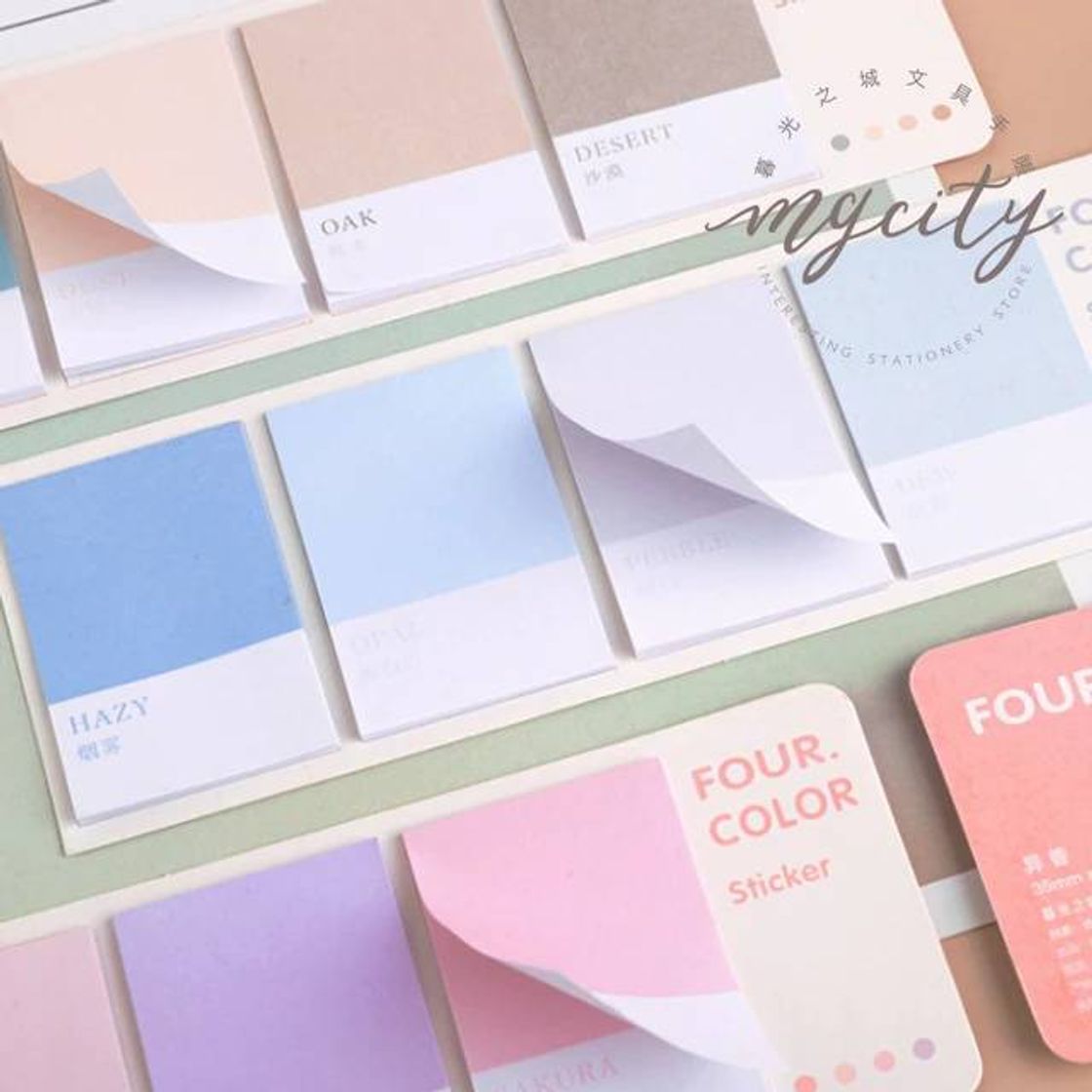 Fashion Post it paleta de cores