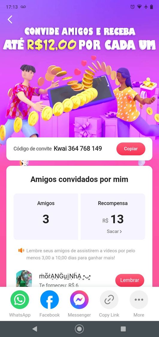 Moda  app kwai, app super legal e ainda dá uma rendinha.