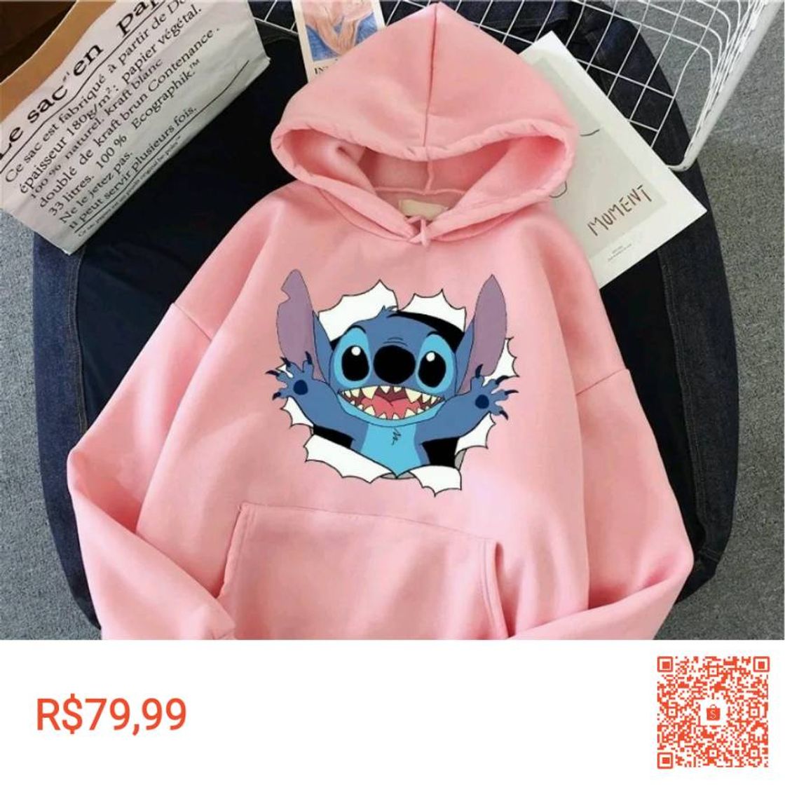 Fashion Moletom do Stitch😭💖