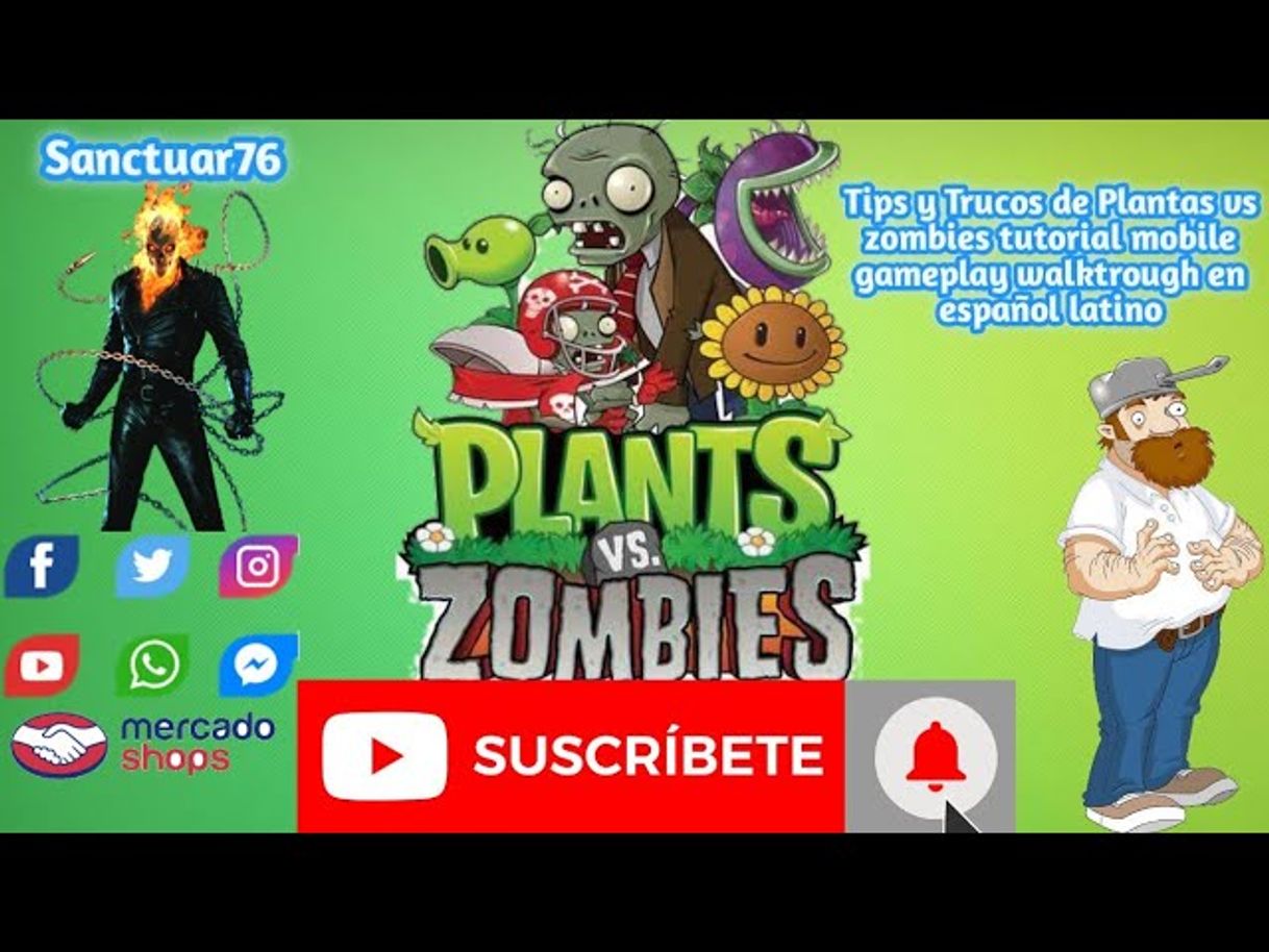 Videogames jugando plantas vs zombies Novena Parte dia|sanctuar games