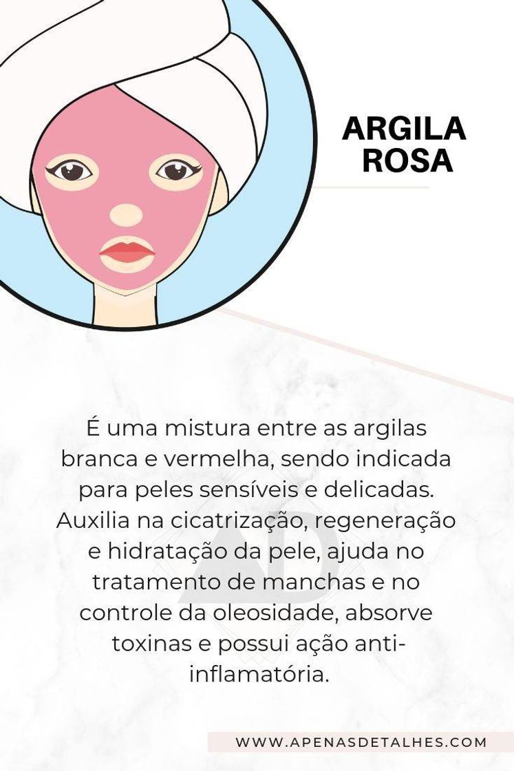 Fashion Argila rosa, ótima pra manchinhas de acne (espinhas)