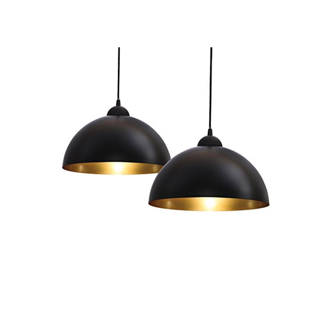 Social B.K.Licht Set de lámparas de techo colgantes para interiores