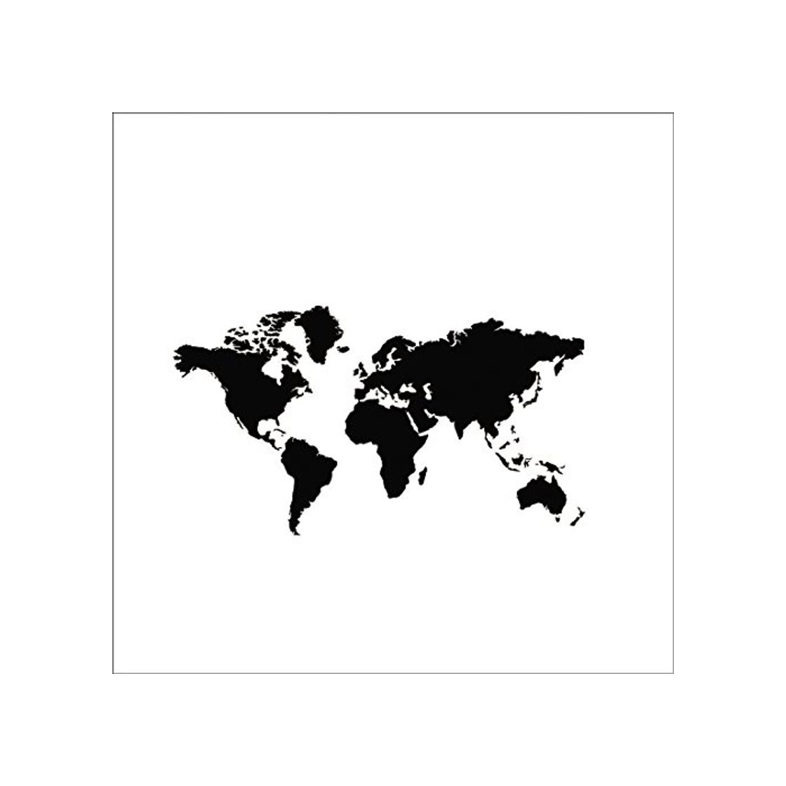Social joyliveCY CY-buity Adhesivo decorativo para pared con diseño de mapa del mundo
