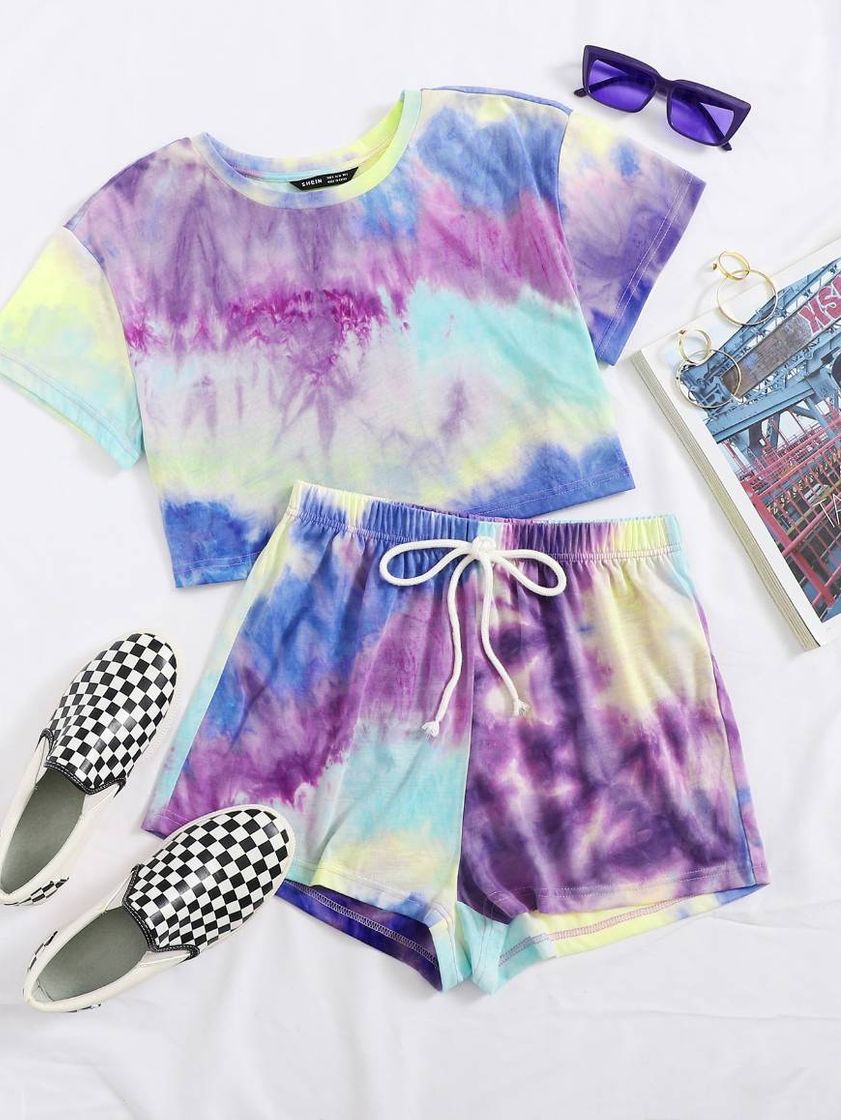 Social 🛍 Conjunto tie dye colorido